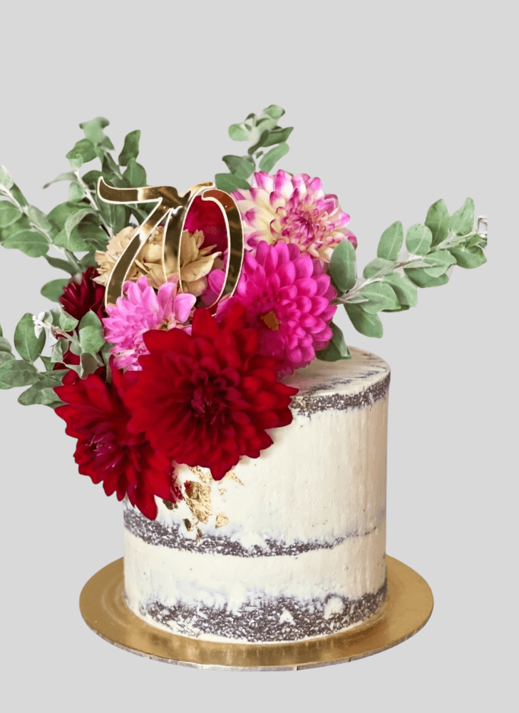 Charming Dahlia Cake