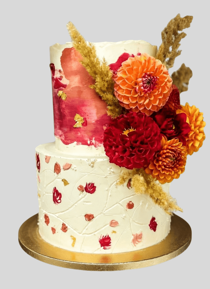 Comely Dahlia Cake