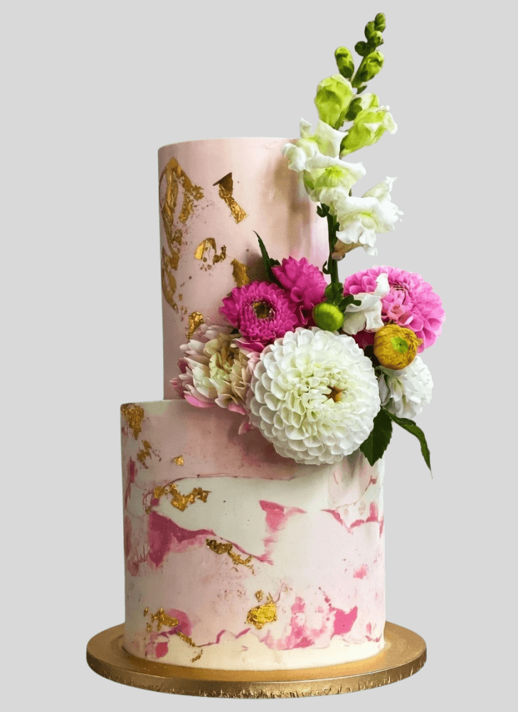 Dazzling Dahlia Cake
