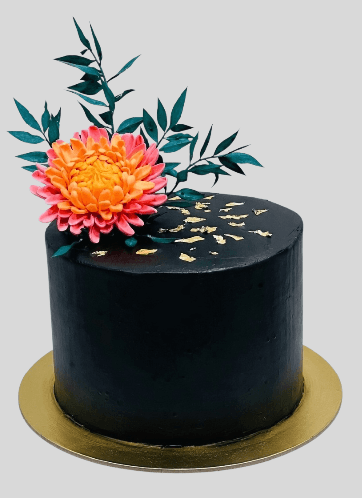 Exquisite Dahlia Cake