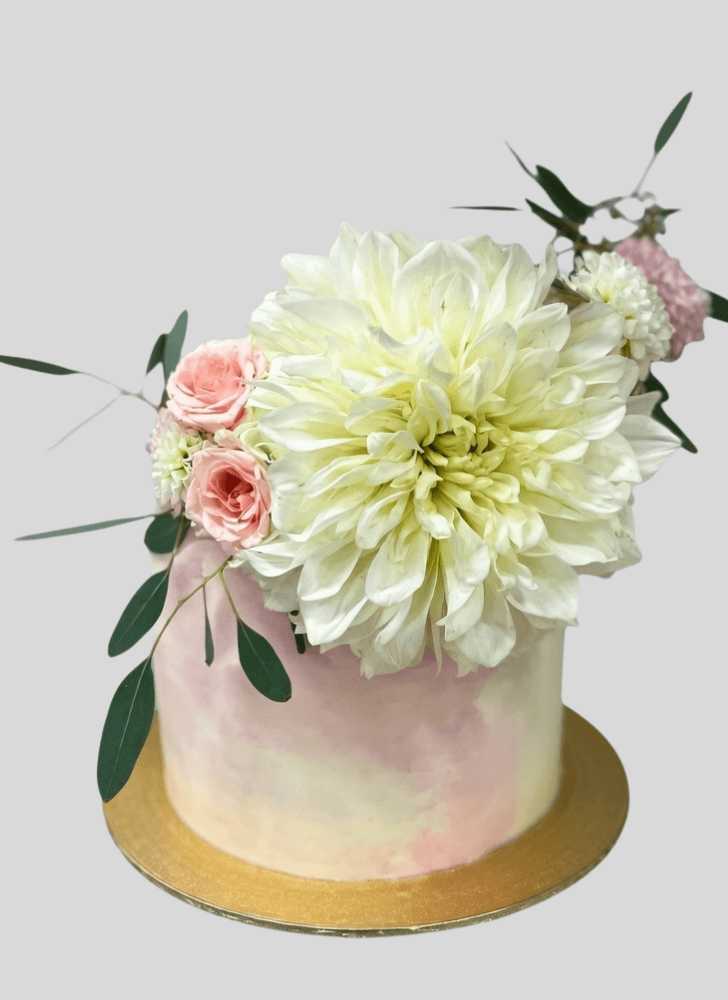 Fascinating Dahlia Cake
