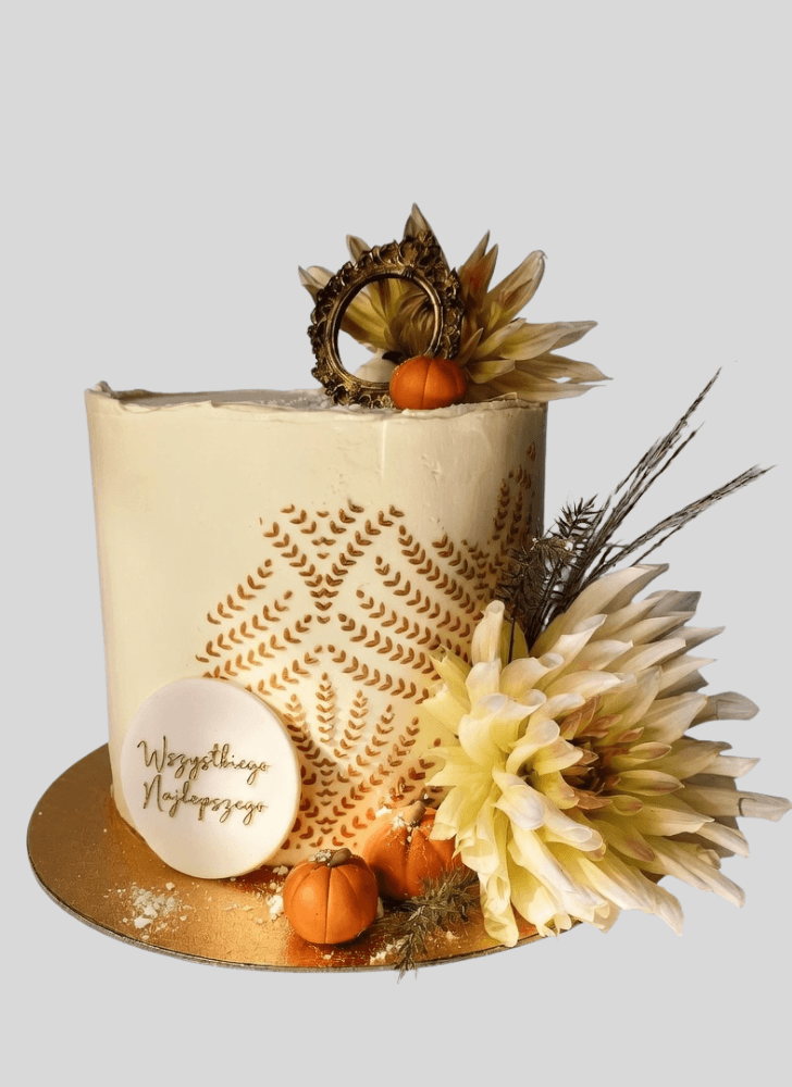 Good Looking Dahlia Cake