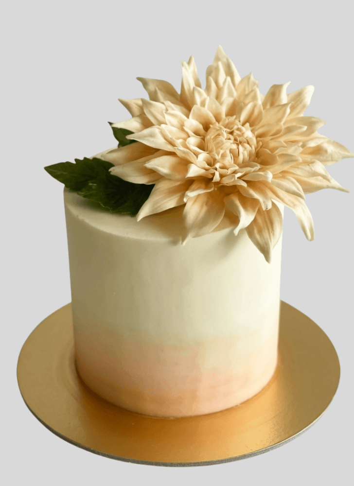 Gorgeous Dahlia Cake