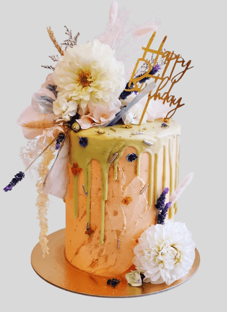 Handsome Dahlia Cake