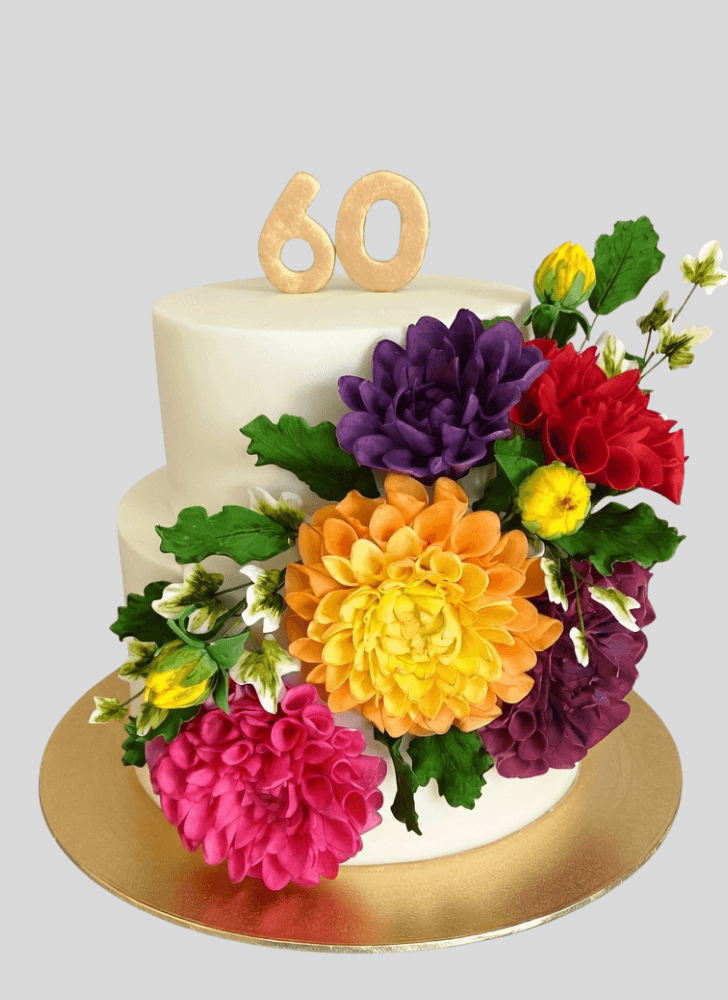 Magnetic Dahlia Cake