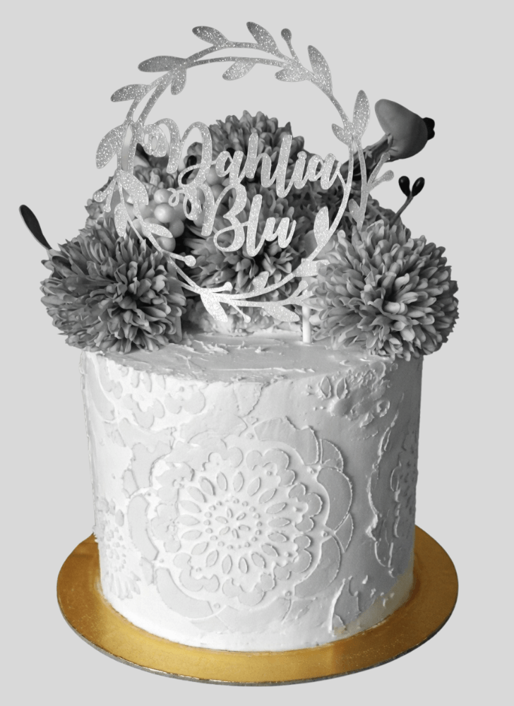 Magnificent Dahlia Cake