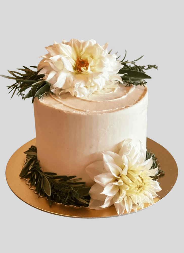Slightly Dahlia Cake
