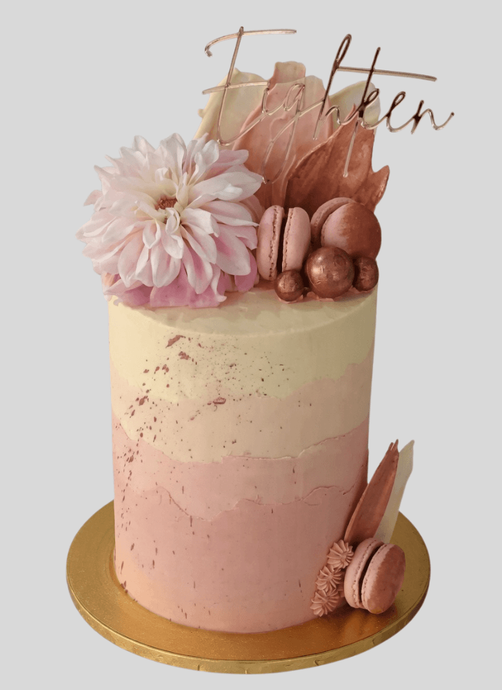 Stunning Dahlia Cake