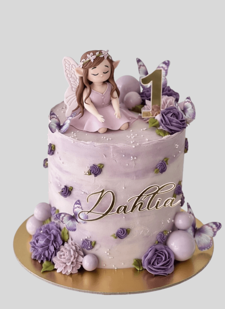 Superb Dahlia Cake