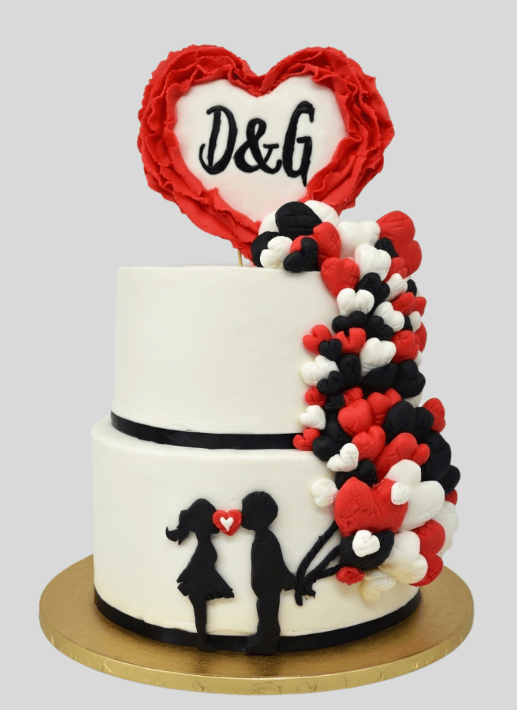 Gorgeous Engagement Cake