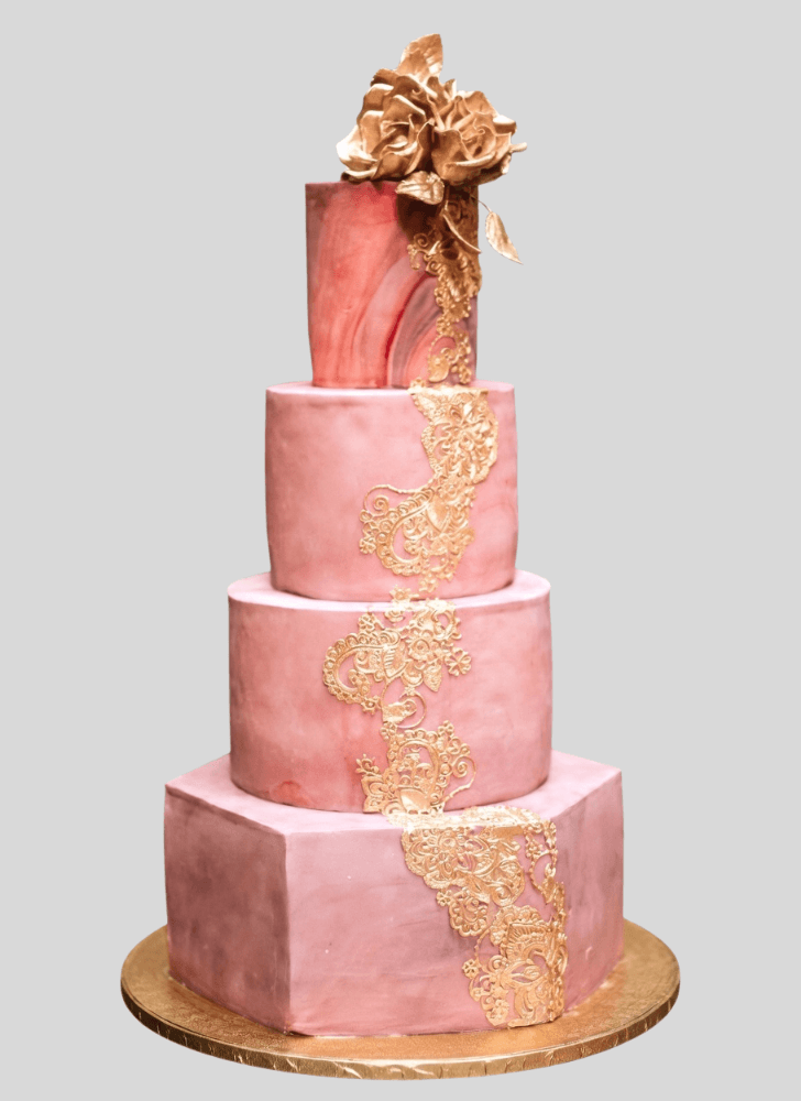 Slightly Engagement Cake