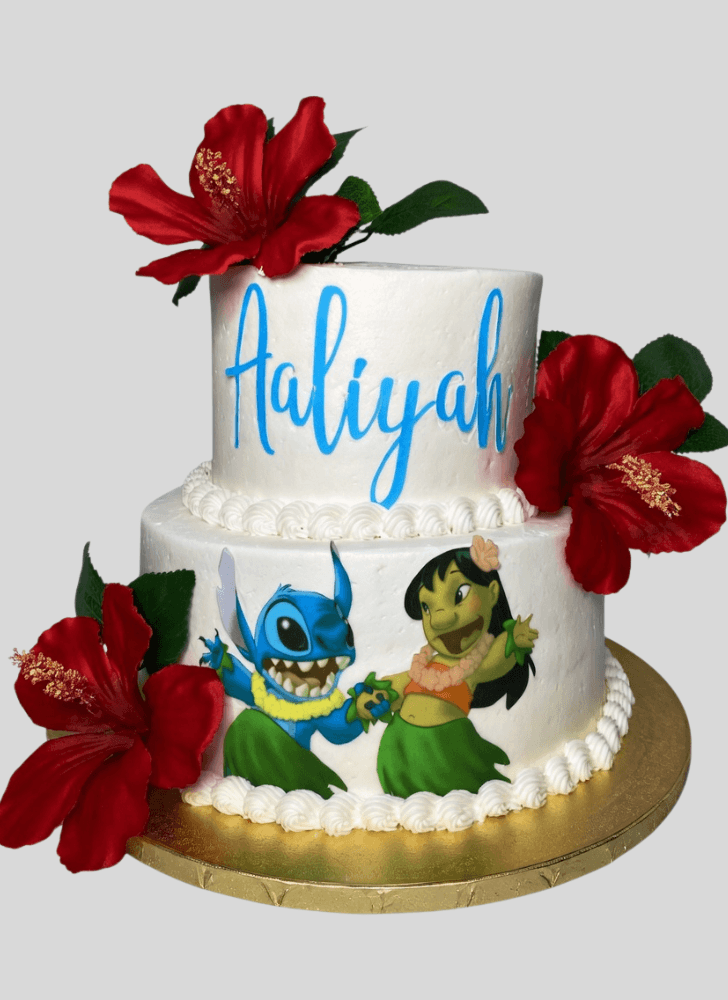 Divine Hibiscus Flower Cake