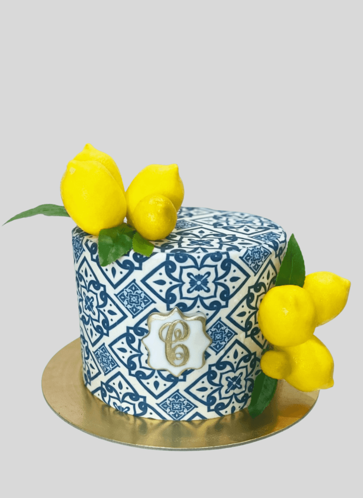 Angelic Lemon Slice Cake