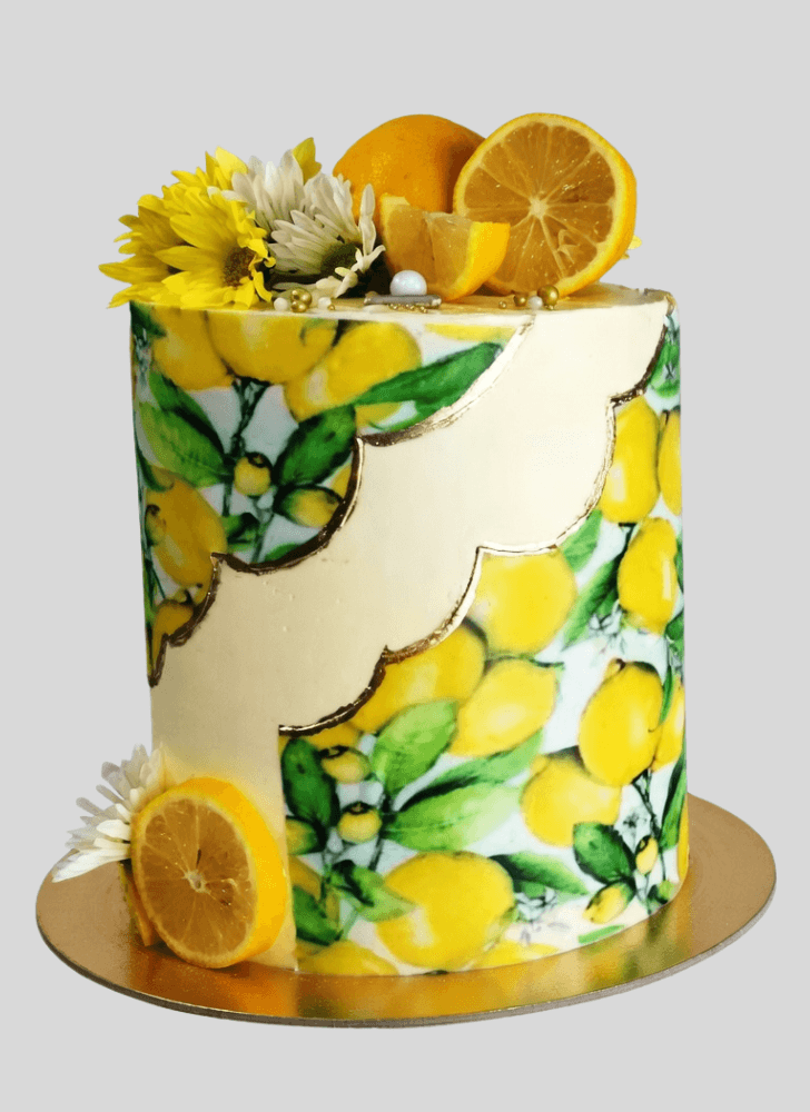 Charming Lemon Slice Cake