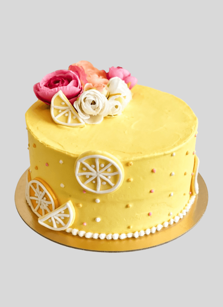 Cute Lemon Slice Cake
