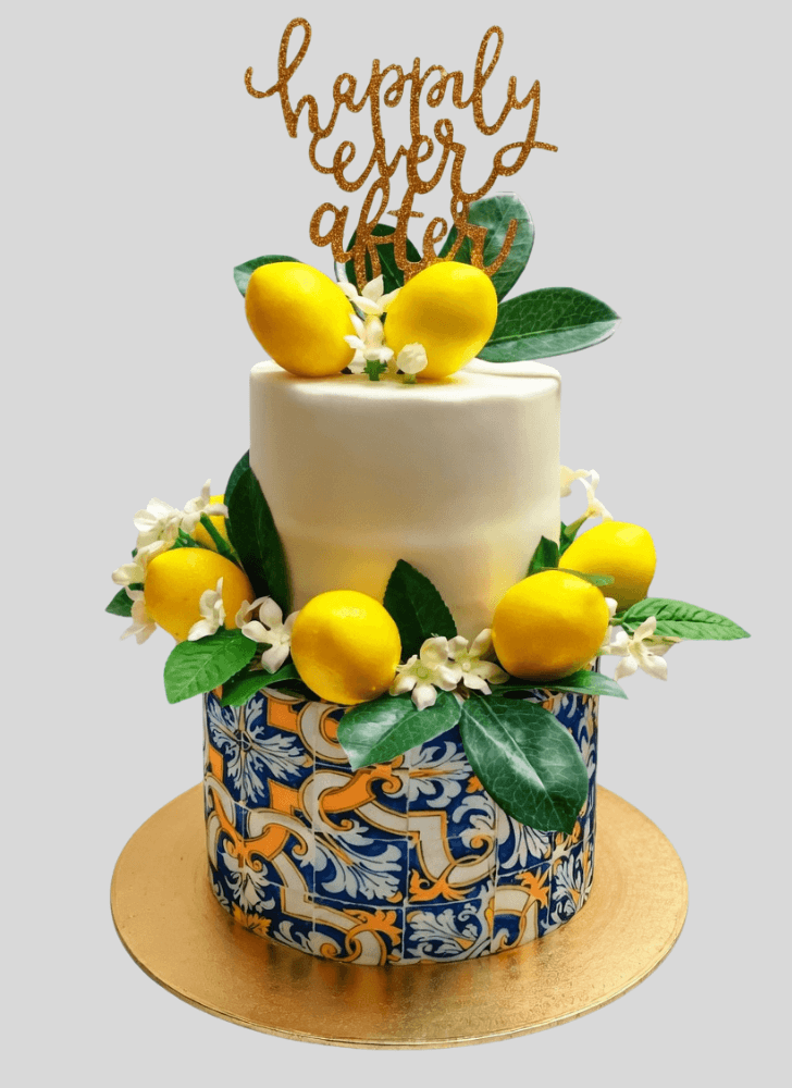 Dazzling Lemon Slice Cake