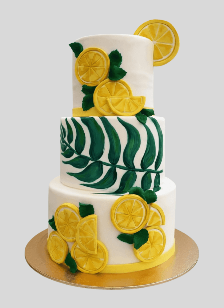 Delicate Lemon Slice Cake