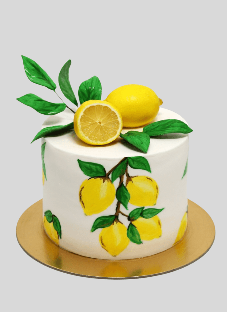 Enticing Lemon Slice Cake