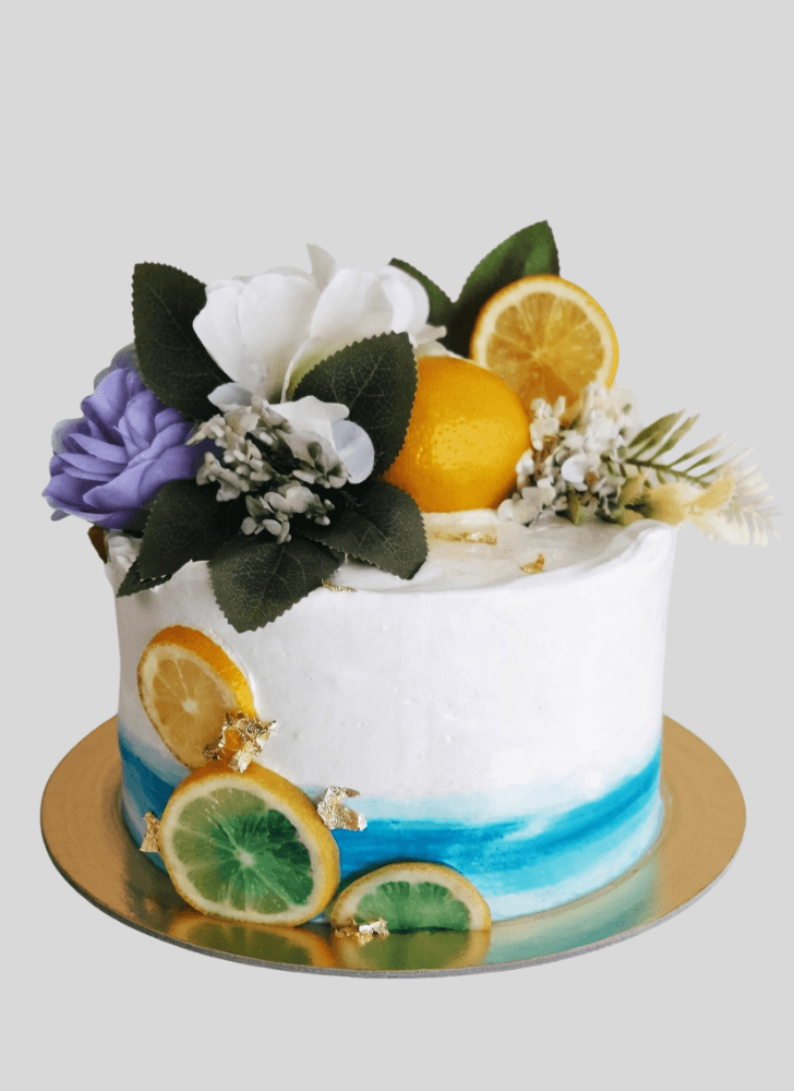 Graceful Lemon Slice Cake