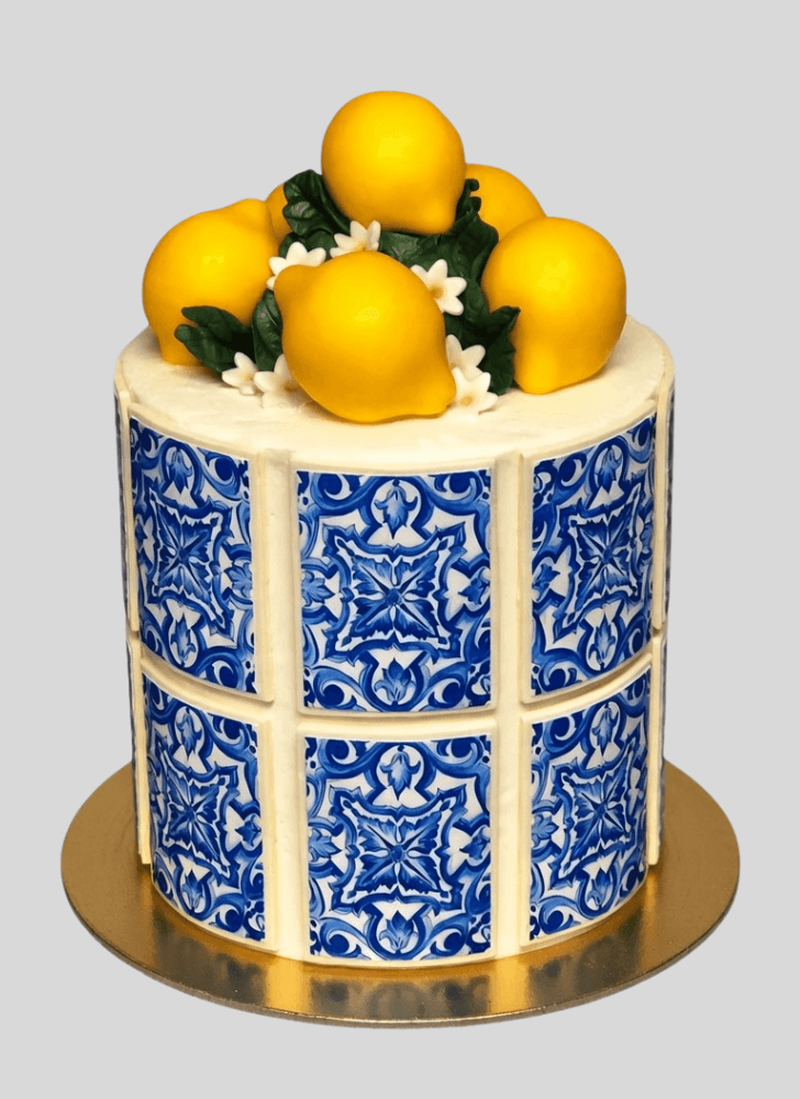 Magnetic Lemon Slice Cake