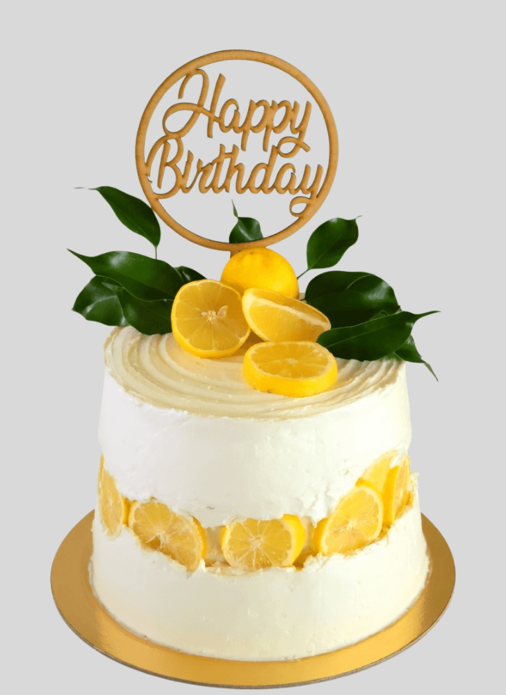 Magnificent Lemon Slice Cake
