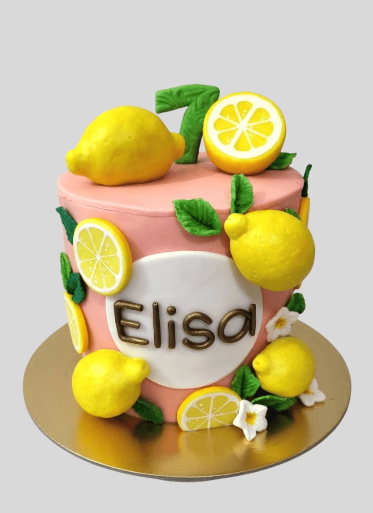 Mesmeric Lemon Slice Cake