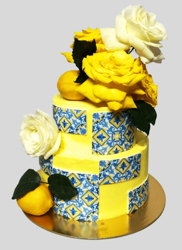 Radiant Lemon Slice Cake