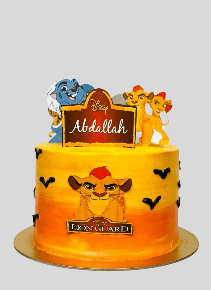 Admirable Lion Guard Cake Design