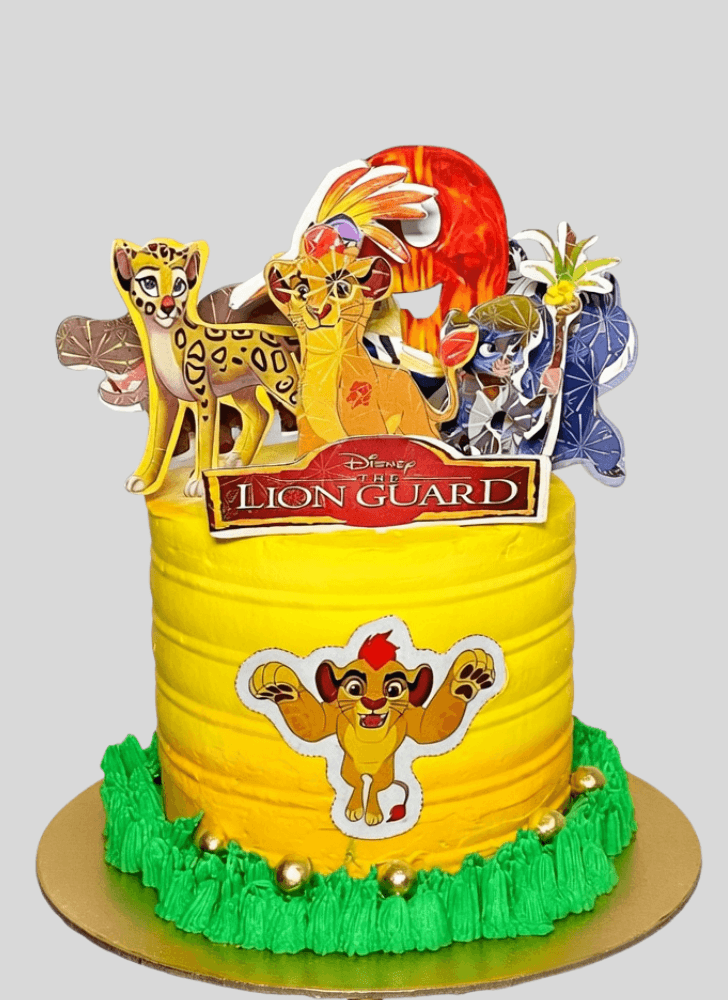Alluring Lion Guard Cake