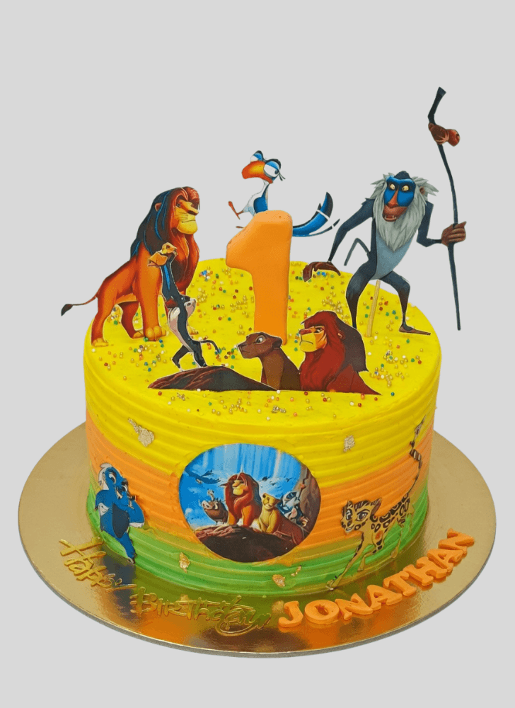 Appealing Lion Guard Cake