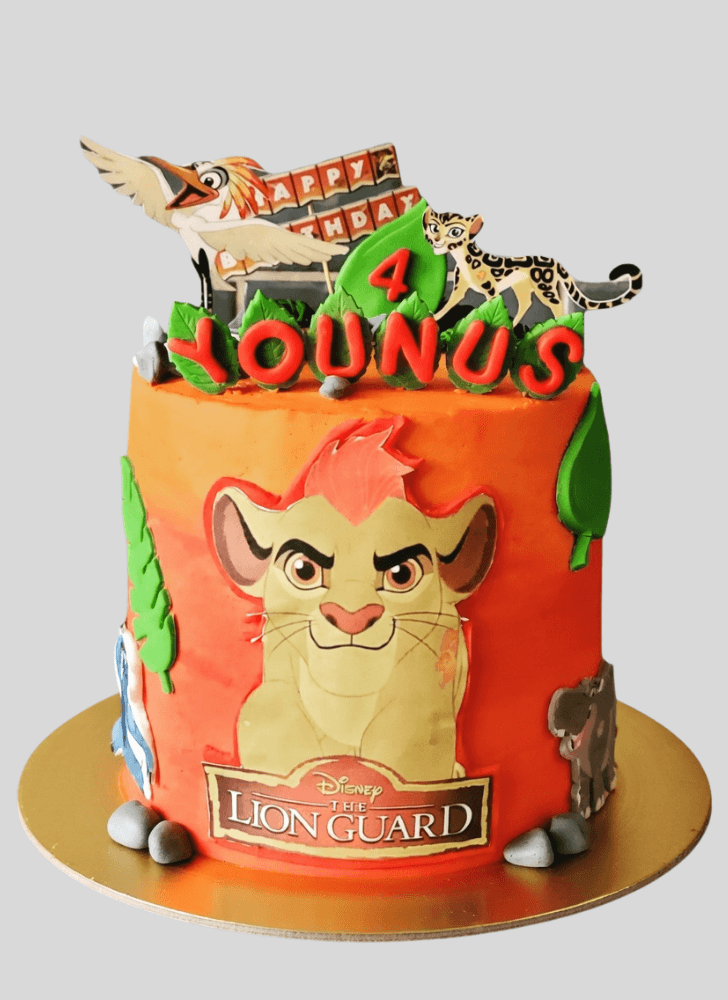 Beauteous Lion Guard Cake