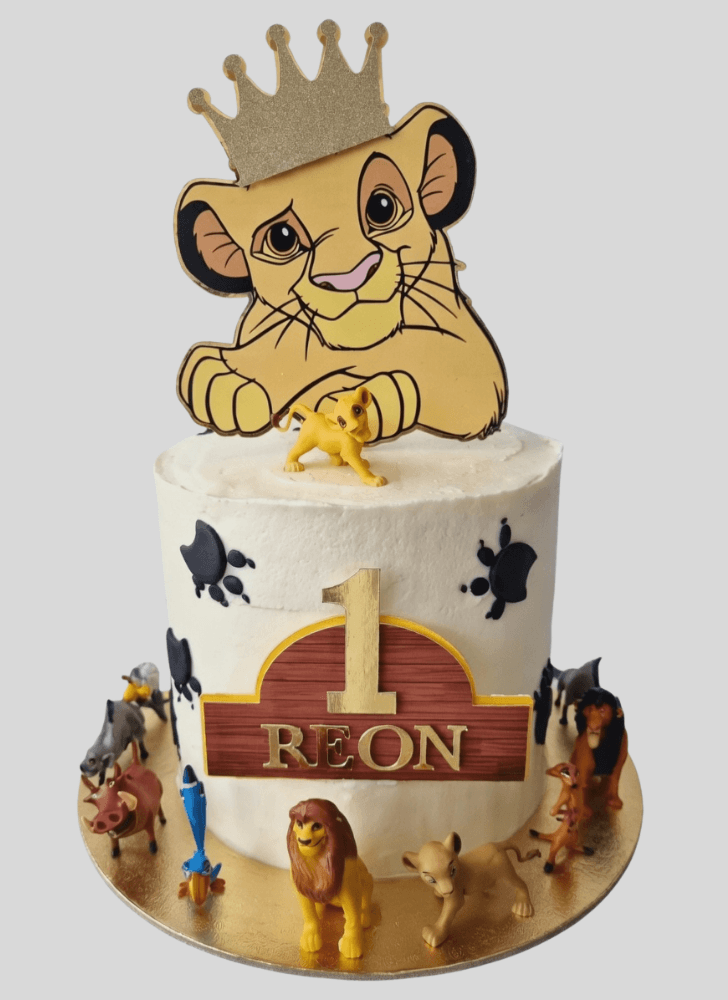 Charming Lion Guard Cake