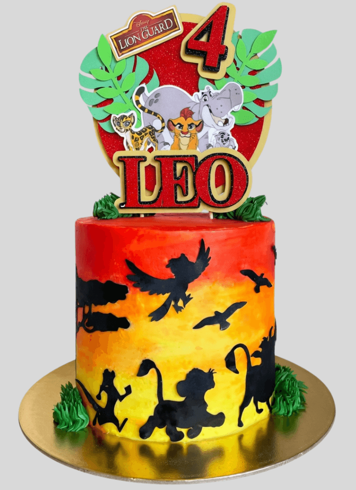 Comely Lion Guard Cake
