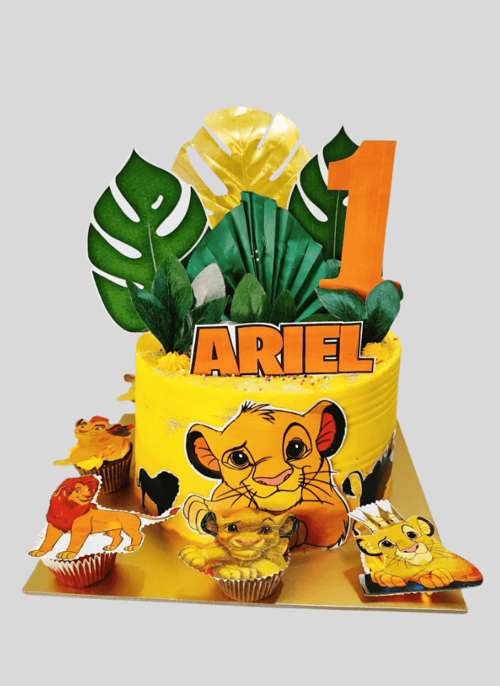 Cute Lion Guard Cake