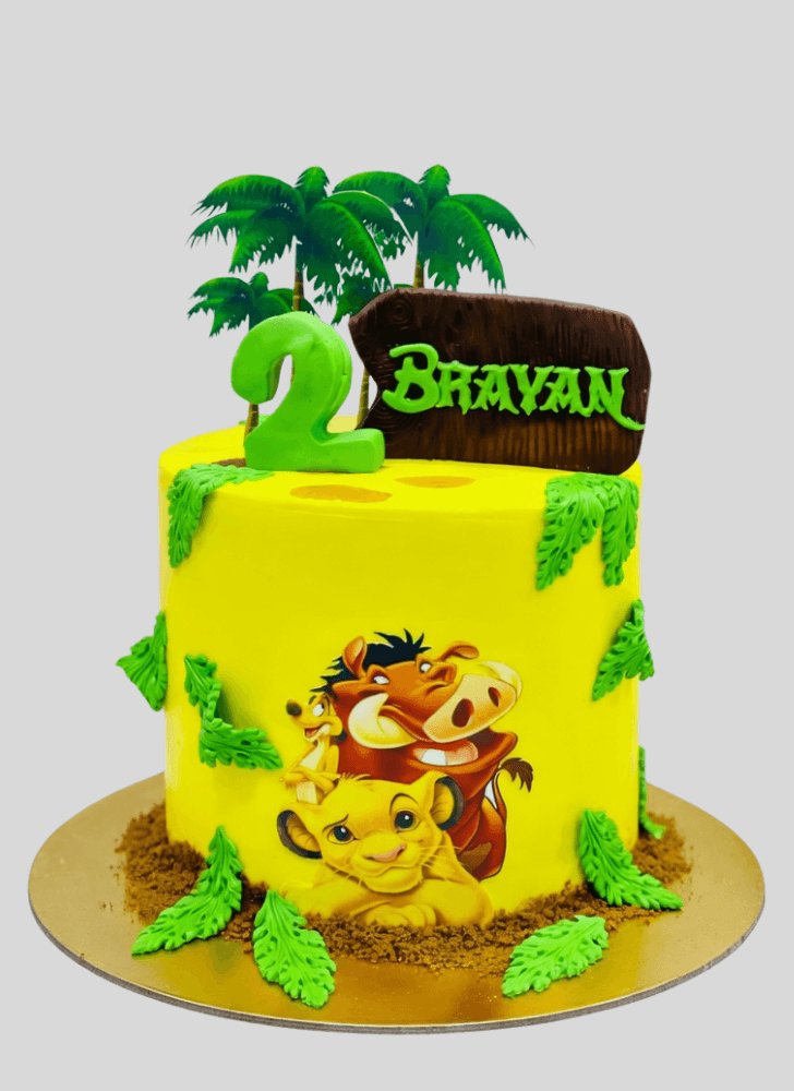 Delightful Lion Guard Cake