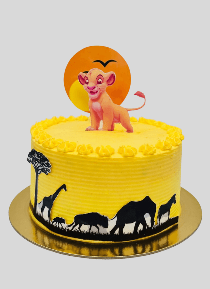 Elegant Lion Guard Cake