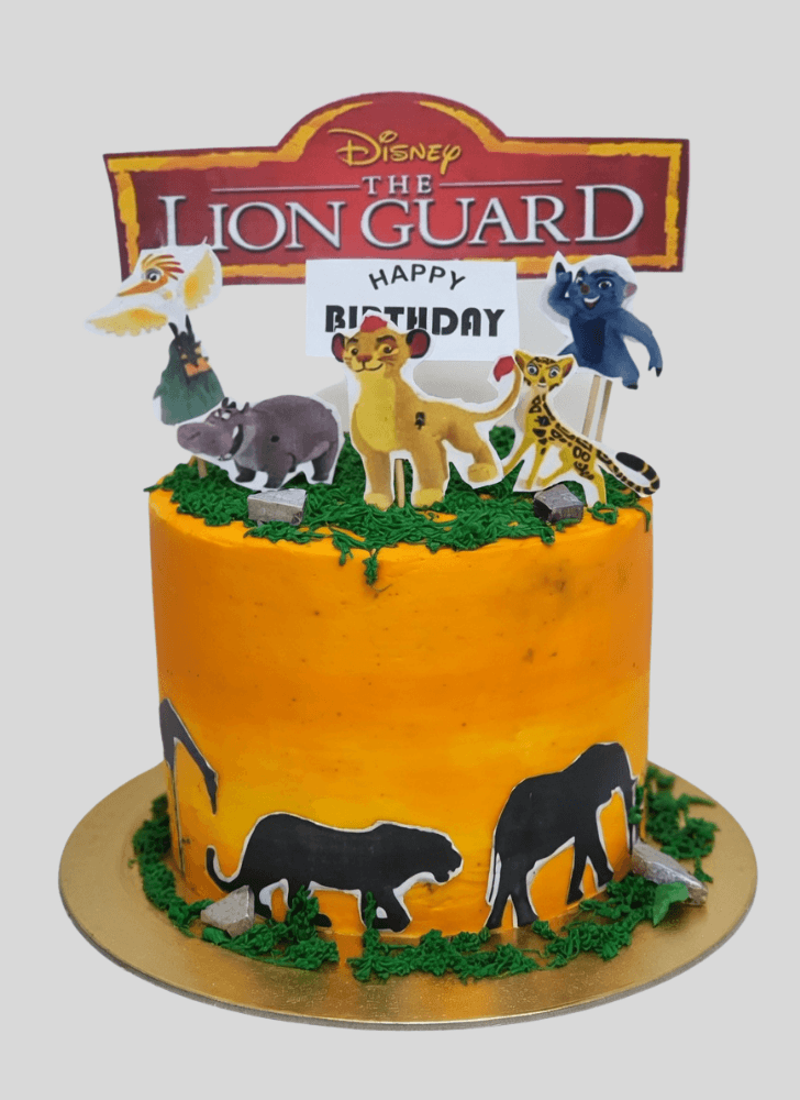 Enthralling Lion Guard Cake