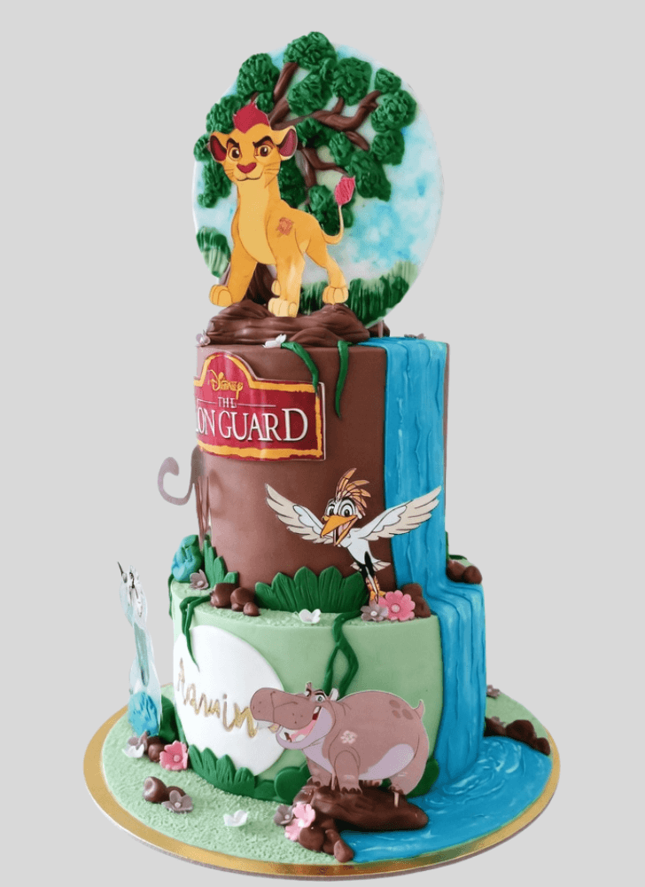 Enticing Lion Guard Cake