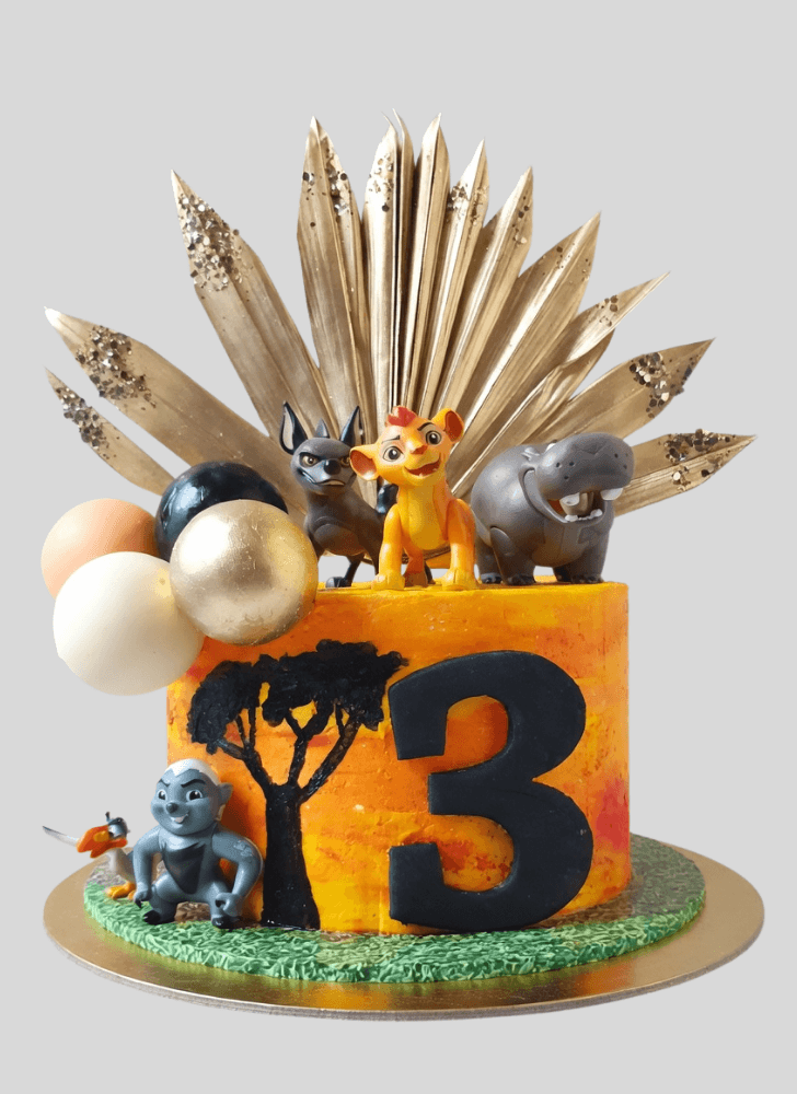 Good Looking Lion Guard Cake