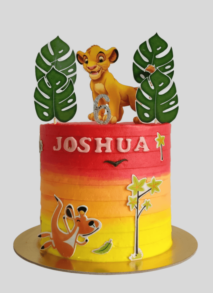 Handsome Lion Guard Cake