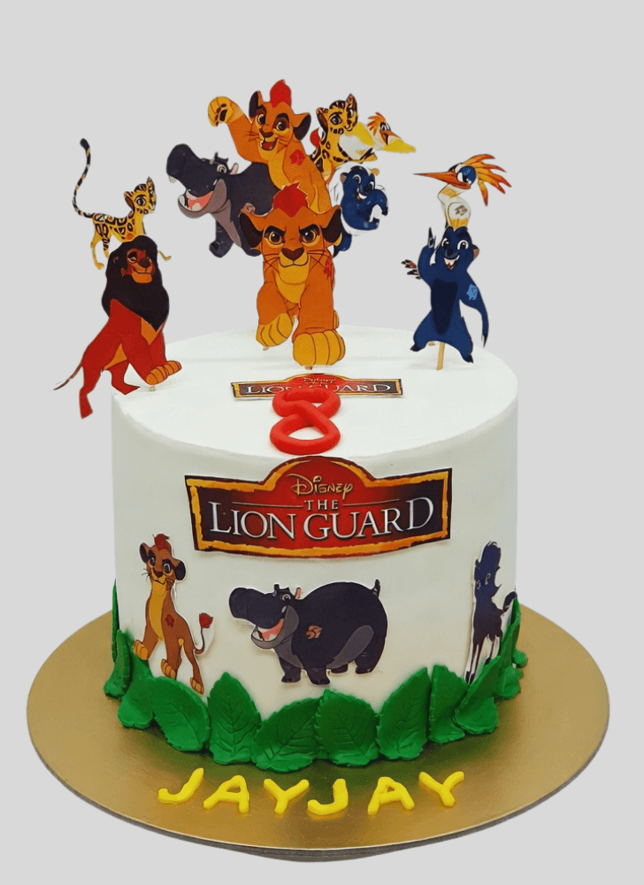 Magnetic Lion Guard Cake