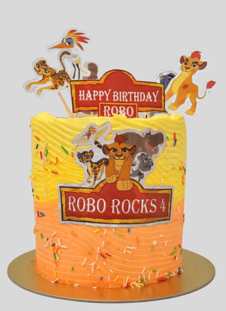 Marvelous Lion Guard Cake