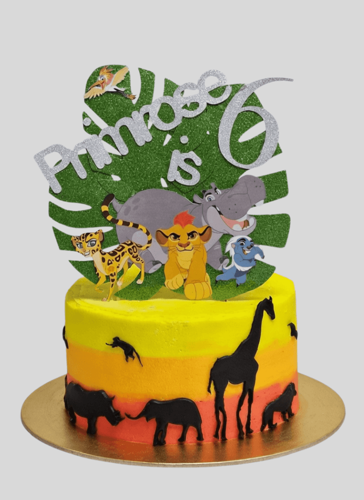 Pleasing Lion Guard Cake