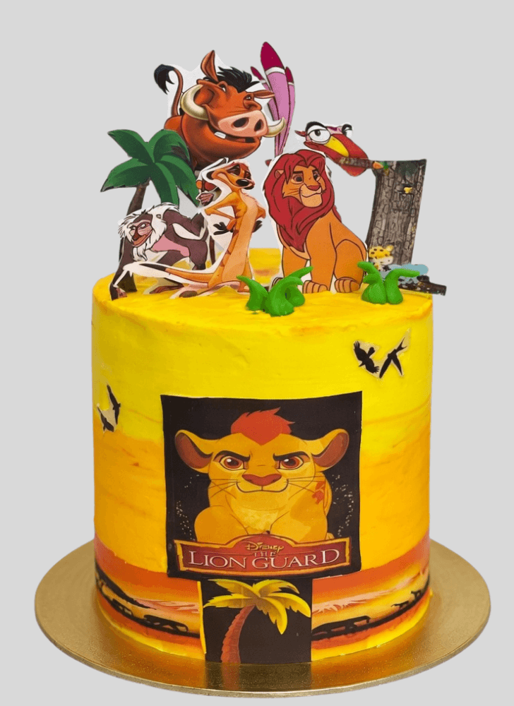 Pretty Lion Guard Cake