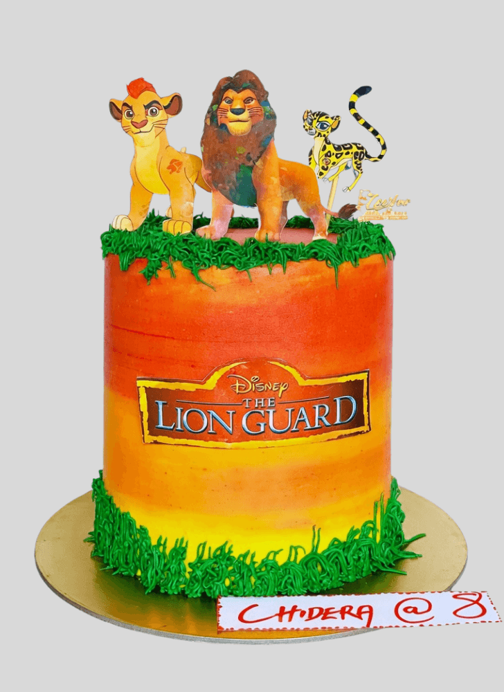 Shapely Lion Guard Cake