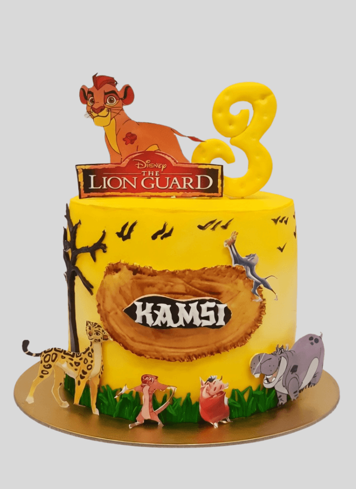 Slightly Lion Guard Cake