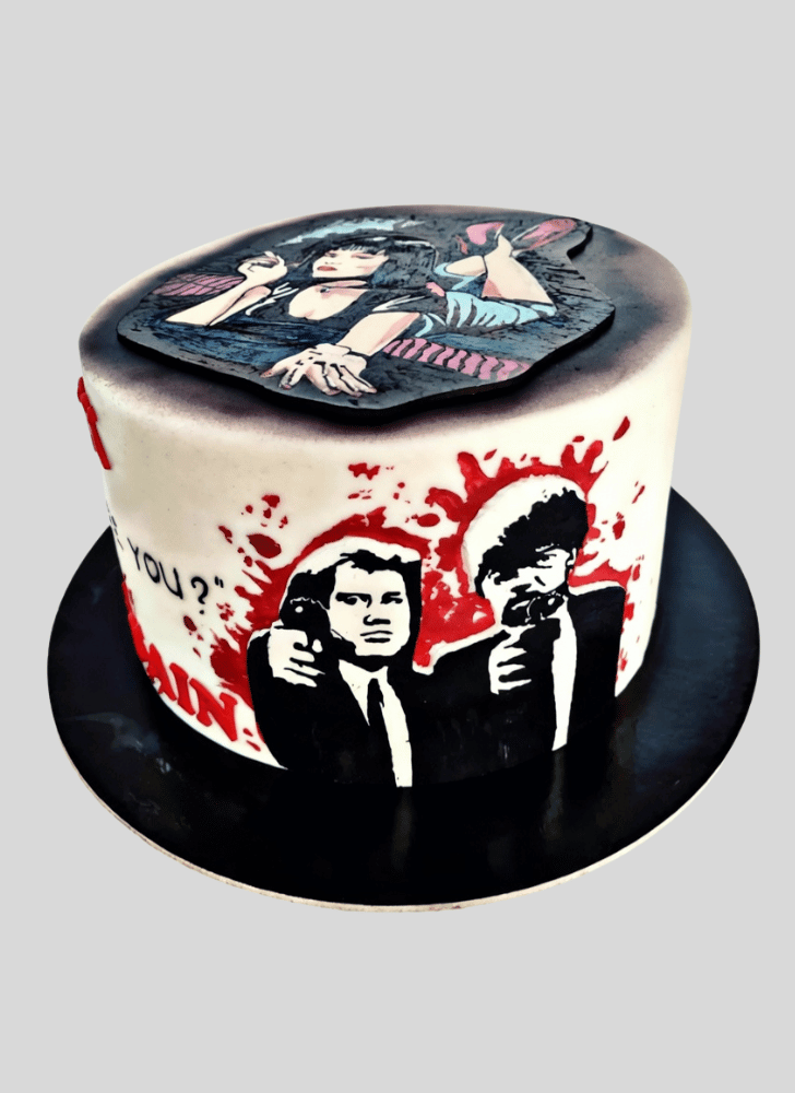 Charming Pulp Fiction Cake