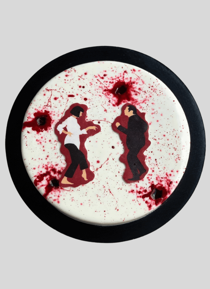 Elegant Pulp Fiction Cake