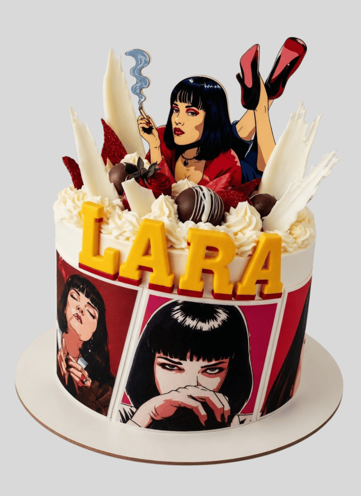 Inviting Pulp Fiction Cake