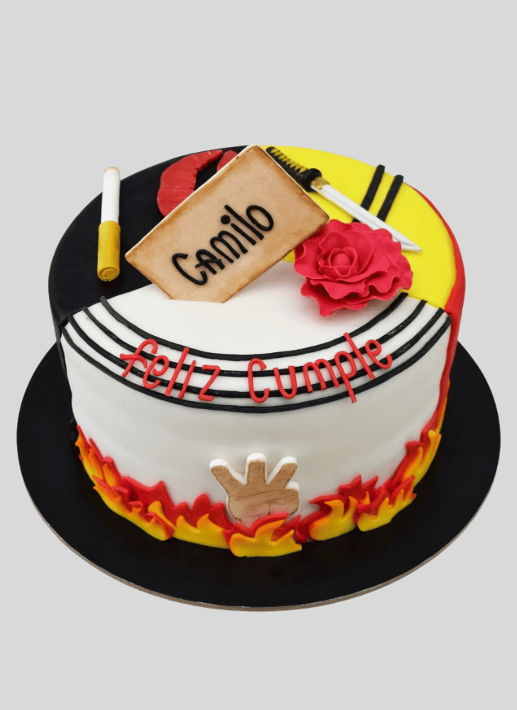 Radiant Pulp Fiction Cake